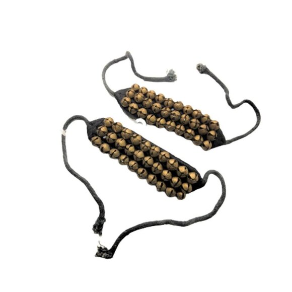 Belly Dance Anklets Brass Bell Bollywood Dance Costume Party Anklets -one pair - Picture 1 of 7